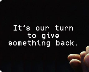 It's our turn to give something back. Go paperless, plant a tree.